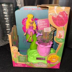 2008 Barbie Thumbelina Working Solar Powered Grow Your Own Garden Plant And Grow
